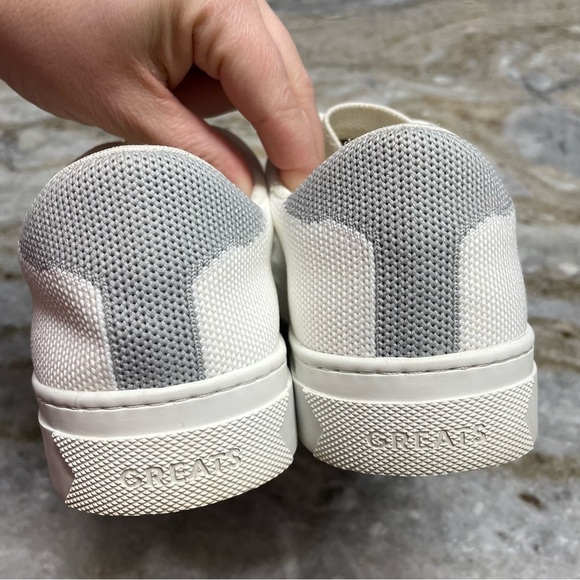 Greats The Royale Knit 2.0 in White/Gray Women’s 7.5 - Picture 12 of 14